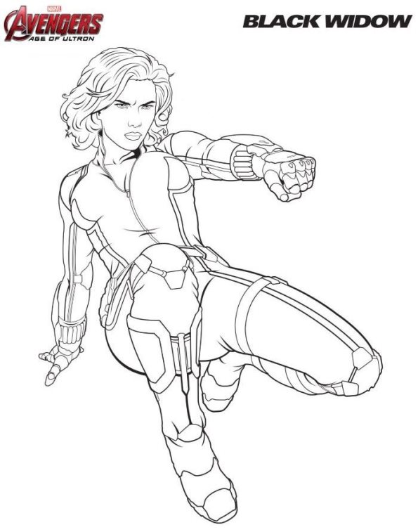 Coloring Pages Black Widow black widow coloring page to motivate in coloring page Coloring Pages Black Widow black widow coloring page to motivate in coloring page